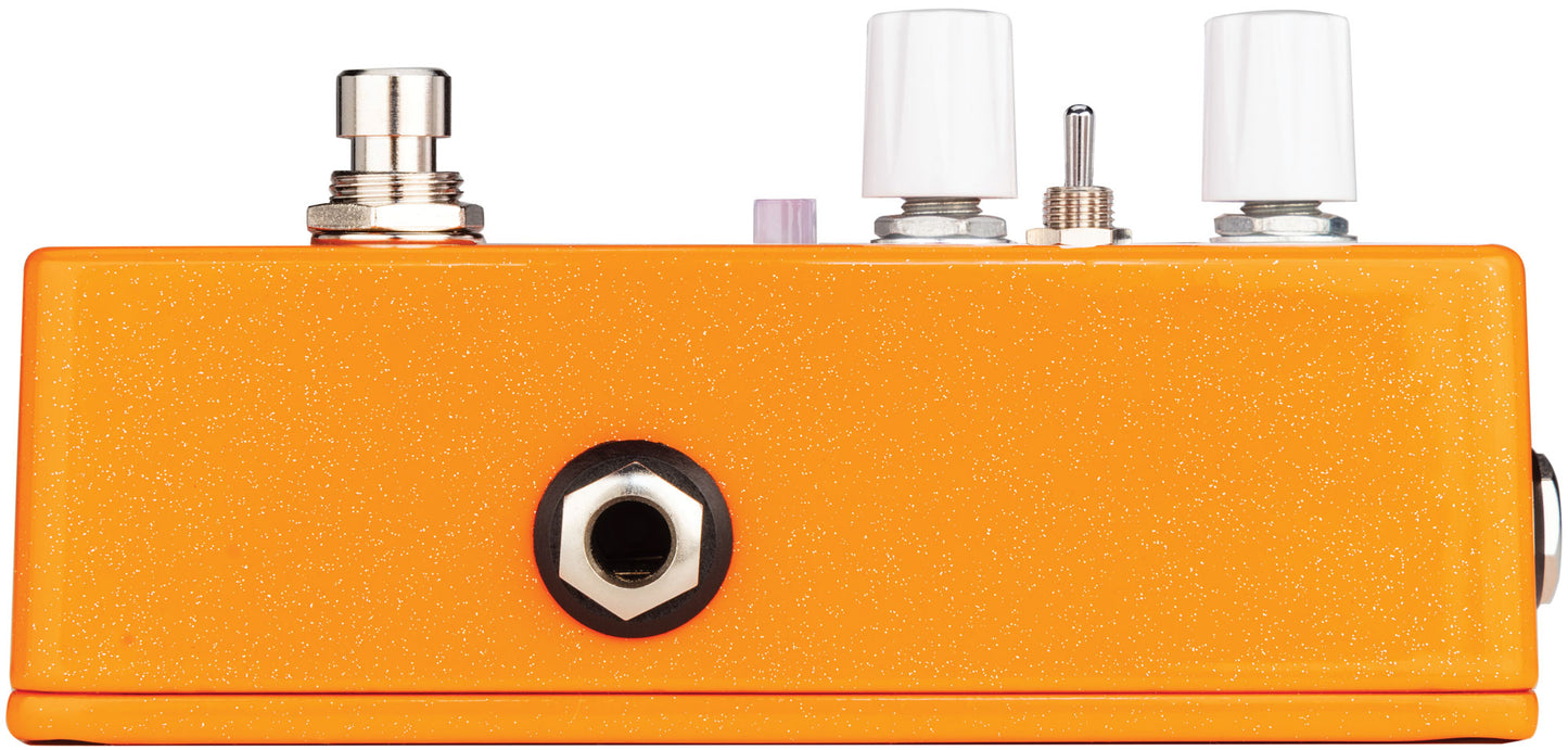 Right side of Earthquaker Devices Spatial Delivery V3 Envelope Filter w/ Sample & Hold.