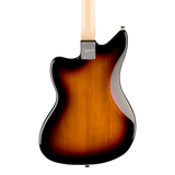 Back of body of Squier Paranormal Electric VI Laurel 3-Color Sunburst.