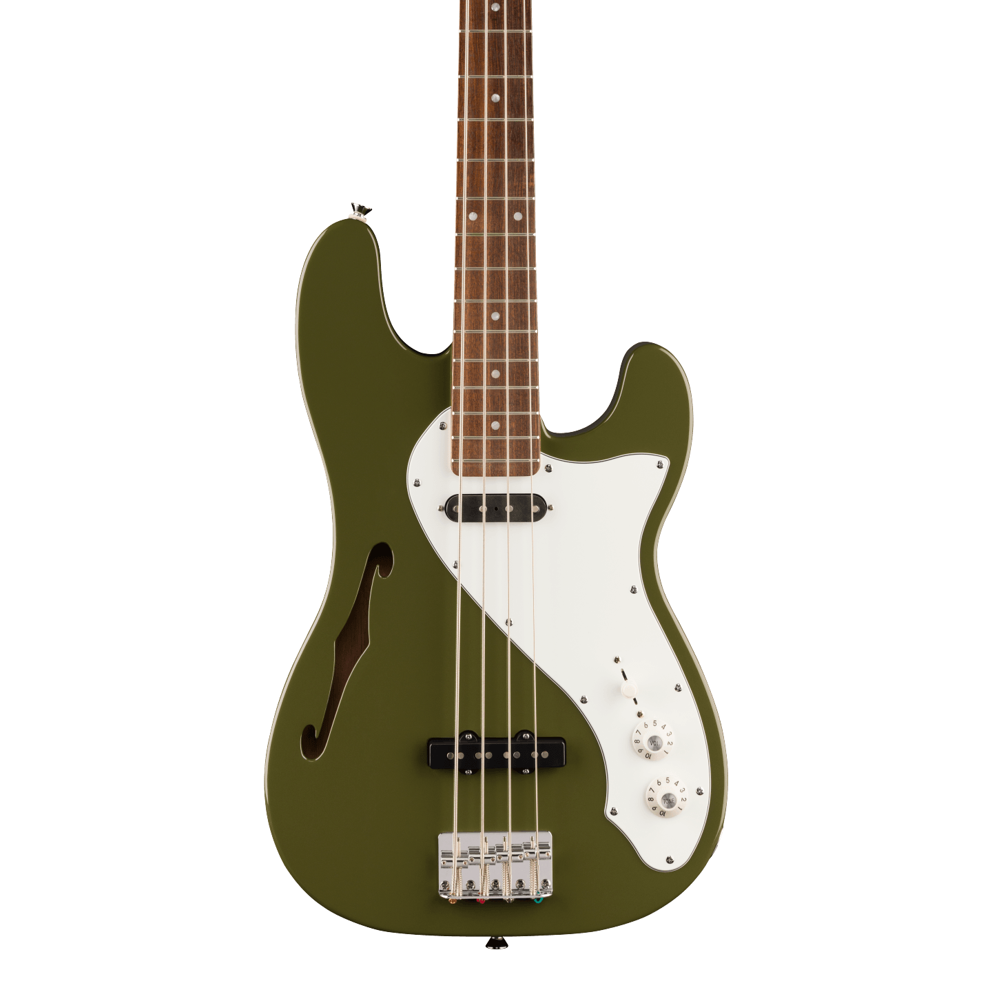 Squier Paranormal Precision Bass Thinline SJ Laurel Olive – Tone