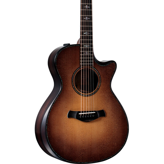 Front view of Taylor Builder's Edition 912ce WHB V-Class Bracing Wild Honey Burst w/case