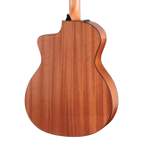 Back of body of Taylor 114ce Special Edition Dark Tobacco Burst.