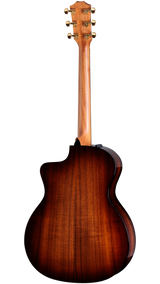 Back of Taylor 224ce-K DLX Shaded Edge Burst.