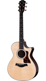 Full frontal of Taylor 312ce Next Generation Sapele / Sitka Spruce Shaded Edgeburst.