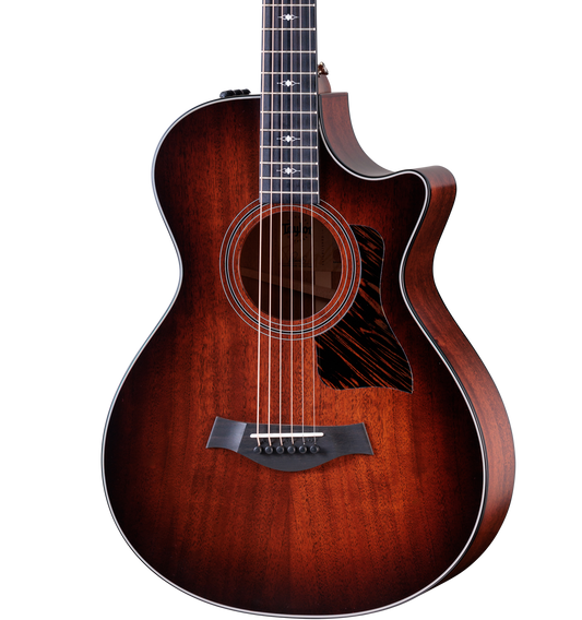 Front of Taylor 322ce 12-Fret V-class.