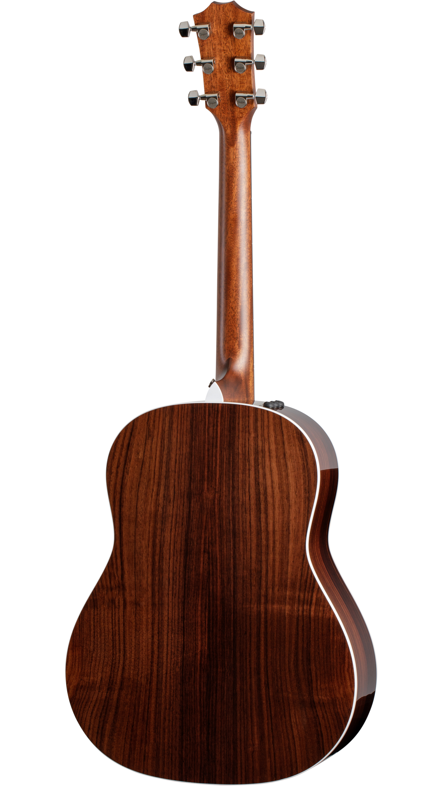 Back of Taylor 417e-R Tobacco Sunburst V-Class bracing.