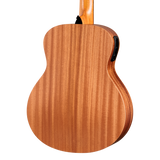 Back of body of Taylor GS Mini-e Special Edition Floral Blue.
