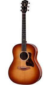 Full frontal of Taylor Gold Label 517e Sunburst Firestripe Pickguard.