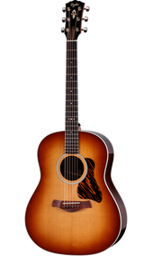 Full frontal of Taylor Gold Label 714e Sunburst Firestripe Pickguard.