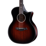 Front of Taylor Next Generation Builder's Edition 324ce Tobacco Kona Burst.