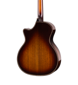 Back of body of Taylor Next Generation Builder's Edition 914ce LTD Sinker Cypress Walnut.
