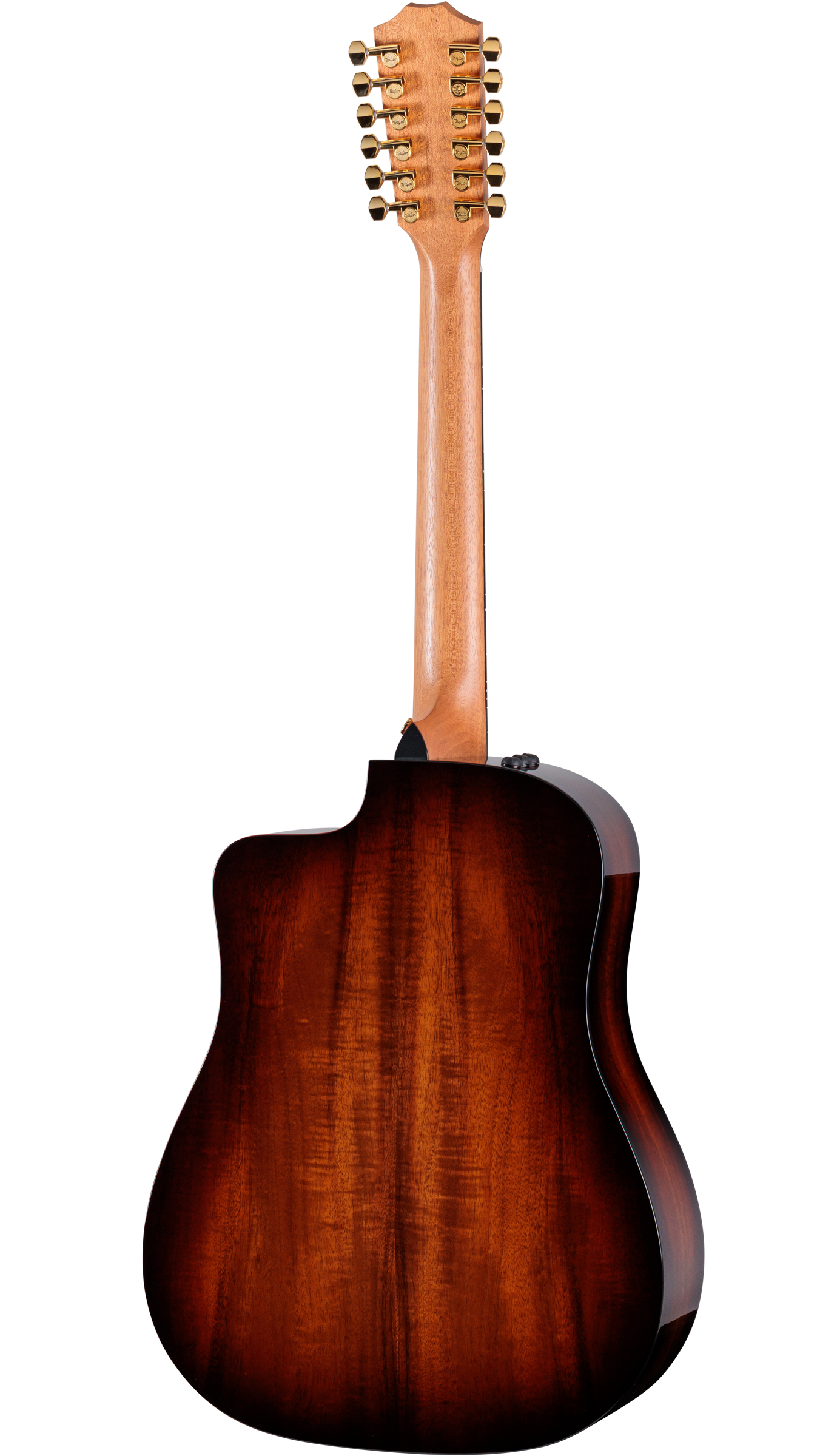 Back of Taylor Somos 260ce-K DLX Doce Doble 12-string, Koa.