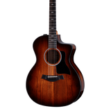 Front of Taylor 224ce-K DLX Shaded Edge Burst.