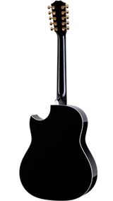 Back of Taylor 657ce Bajo Quinto Maple/Sitka.