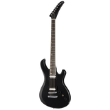 Full frontal of Gibson Victory Baritone Graphite Metallic.