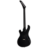 Back of Gibson Victory Floyd Rose Translucent Ebony Burst.