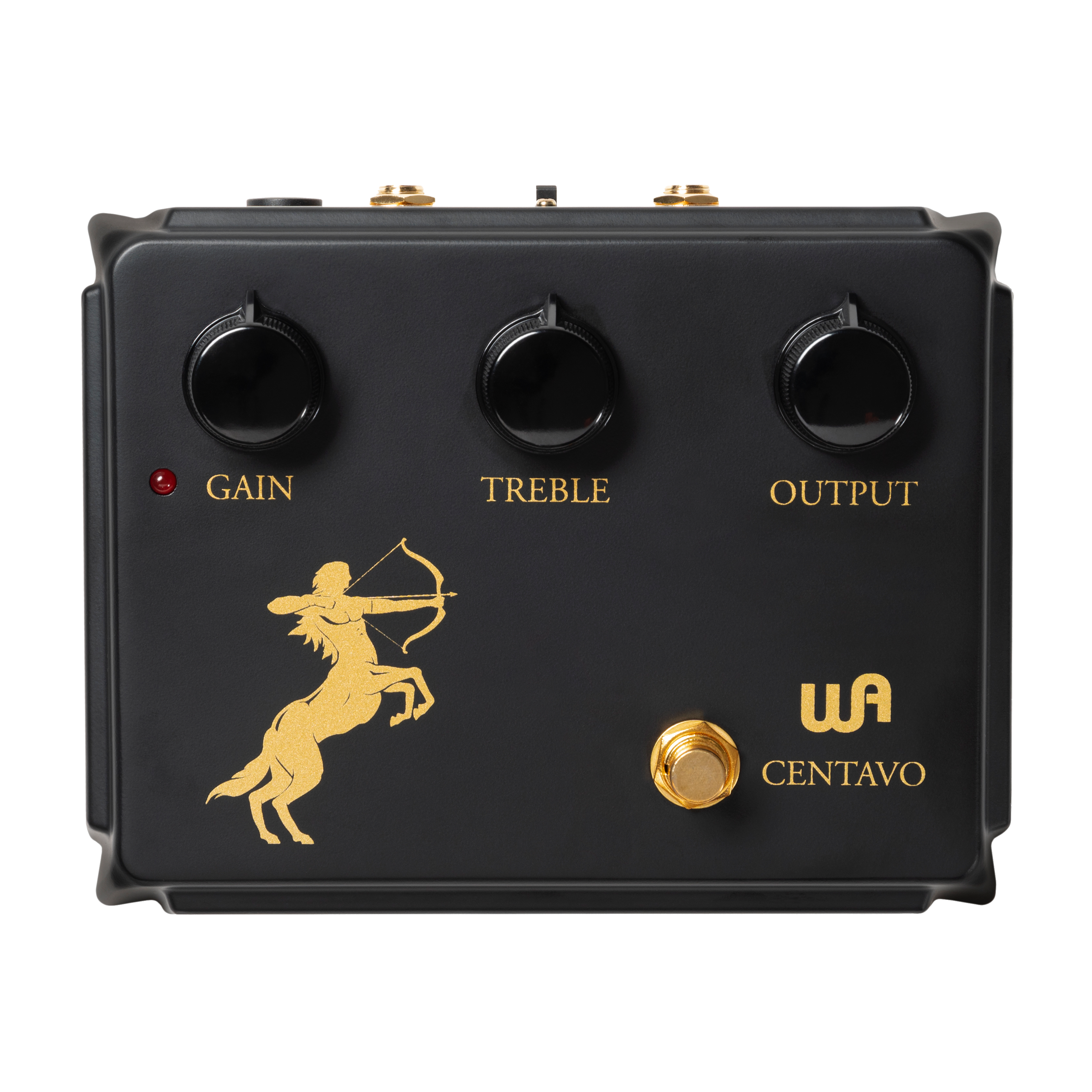ギター WARM AUDIO CENTAVO Limited Edition Black Warm Audio Centavo Limited Edition Blackout Professional Overdrive