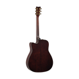Back of Yamaha TAG3 C Sand Burst TransAcoustic Dreadnought.
