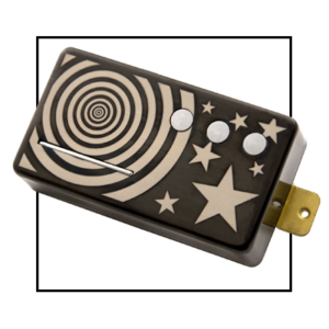 Front of Railhammer BC2-B-BK Billy Corgan Signature Z-one Bridge Black.