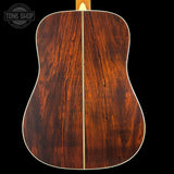 Back of Martin Custom Shop Dread 41 Style Torch Adirondack/Cocobolo.