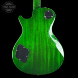 Back of PRS S2 Wood Library McCarty 594 Singlecut Quilt Eriza Verde.