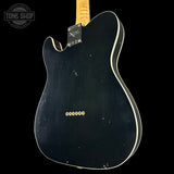 Back angle of Fender Custom Shop 60's Telecaster Custom Journeyman Relic Black.