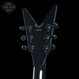 Guitar headstock with 'Made in U.S.A.' marking on a black background, featuring the Tone Shop logo.