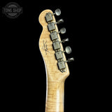 Back of headstock of Fender Custom Shop 60's Telecaster Custom Journeyman Relic Black.