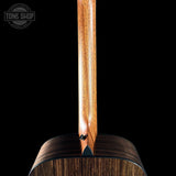 Back of neck of Taylor Custom TSG Anniversary Dread Adirondack / Indian Rosewood 1207215001.