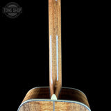 Back of neck of Martin Custom Shop OM 45 Style Adirondack/Exceptional Broad Figure Koa.