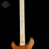 Back of neck of PRS Wood Library Custom 24 Quilt 10 Top Natural.