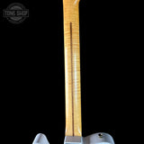 Back of neck of Fender Custom Shop 1951 Nocaster Relic White Blonde.
