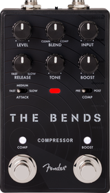 Front of Fender The Bends Compressor V2 against a white background