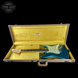Fender Custom Shop 1963 Stratocaster Journeyman Relic Ocean Turquoise AAA Maple Neck in case.