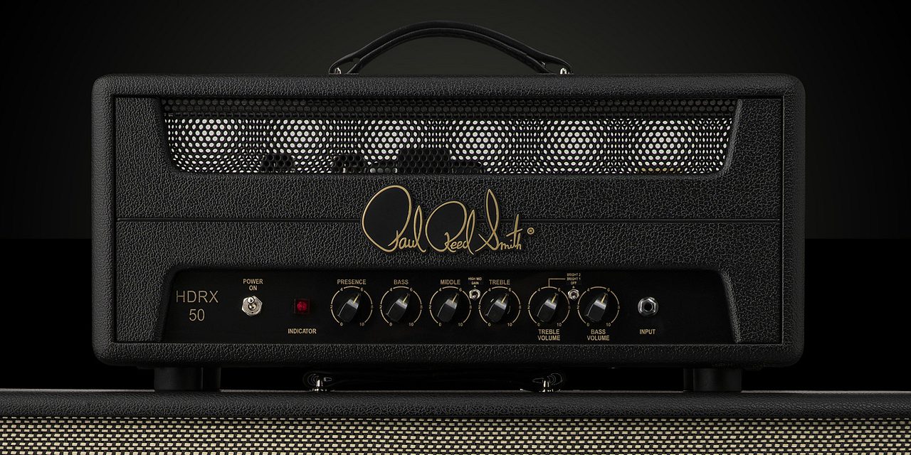 Front of PRS Paul Reed Smith HDRX 50 watt Tube Head.
