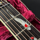 Inlay on Taylor 2025 Namm Custom #41 Grand Pacific Aquamarine Koi Motif.