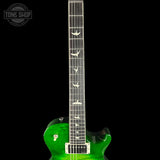 Fretboard of PRS S2 Wood Library McCarty 594 Singlecut Quilt Eriza Verde.