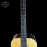 Fretboard of Martin Custom Shop 00 28 Style Adirondack / Exceptionally Figured Black Walnut.