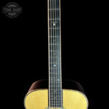 Fretboard of Martin Custom Shop OM 42 Style Adirondack/Wild Grain East Indian Rosewood.