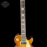 Fretboard of Gibson Custom Shop 1959 Les Paul Standard Reissue Murphy Lab Heavy Aged Golden Poppy Burst.