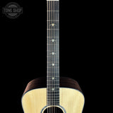 Fretboard of Taylor Custom TSG Anniversary Dread Adirondack / Indian Rosewood 1207215001.