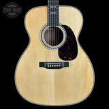 Front of Martin Custom Shop 0000 Wild Grain East Indian Rosewood.