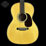 Front of Martin Custom Shop M-12 Fret ADI Spruce/East Indian Rosewood.
