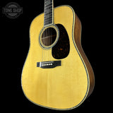 Front angle of Martin Custom Shop Dread 14-Fret Guatemalan Rosewood.