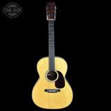 Full front of Martin Custom Shop M-12 Fret ADI Spruce/East Indian Rosewood.