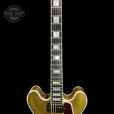 Fretboard of Gibson Custom Shop 1959 ES-355 Reissue Diamond F-Holes Gold Sparkle Heavy Flake Gloss.