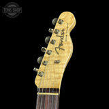 Headstock of Fender Custom Shop 60's Telecaster Custom Journeyman Relic Black.