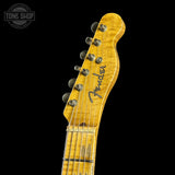Headstock of Fender Custom Shop 1951 Nocaster Relic White Blonde.
