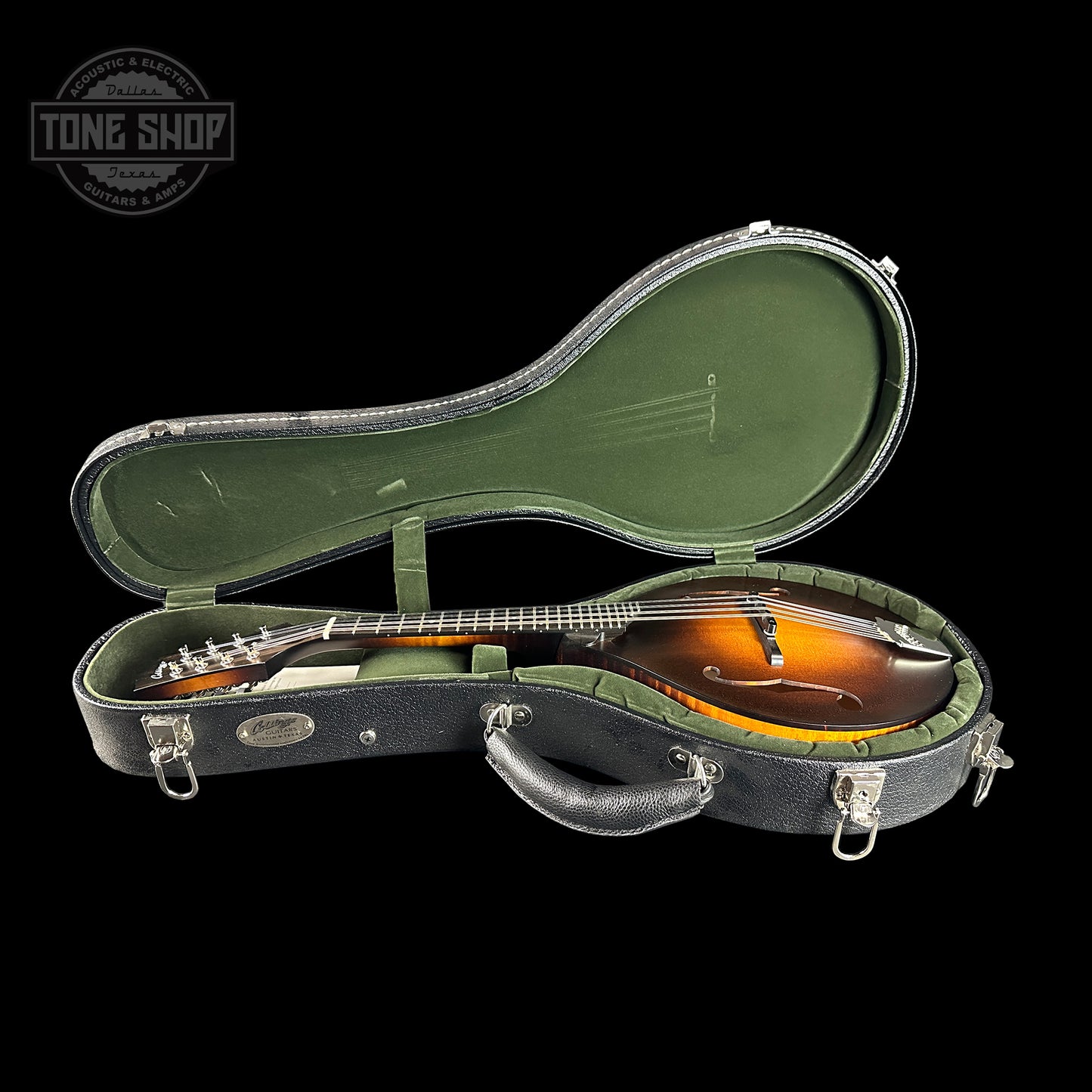 Collings MT Mandolin Sunburst in case.