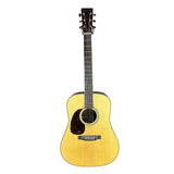 Full front of Martin HD-28 Natural Left Handed.