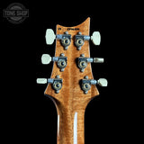 Back of headstock of PRS 40th Anniversary Custom 24 Limited Edition Tiger Eye.